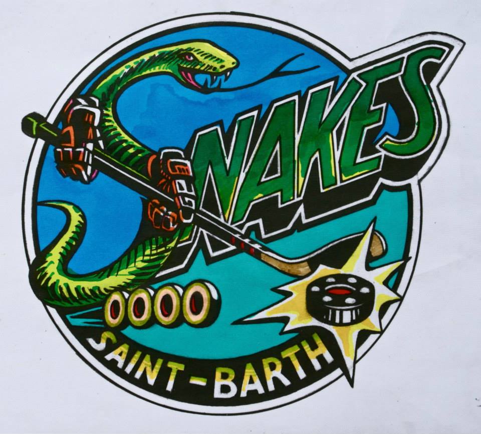 St. Barth Snakes in action hockey sur roller