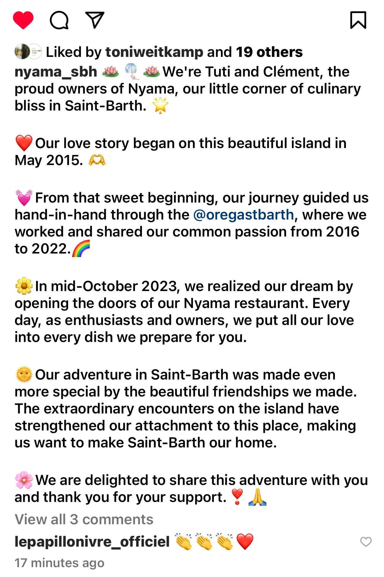 Nyama | SBHonline St Barts Community Forums