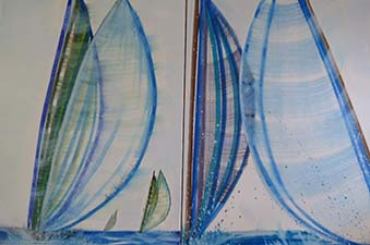 Kay Quattrocchi Art Bucket Regattathe-champions-arrive-sm